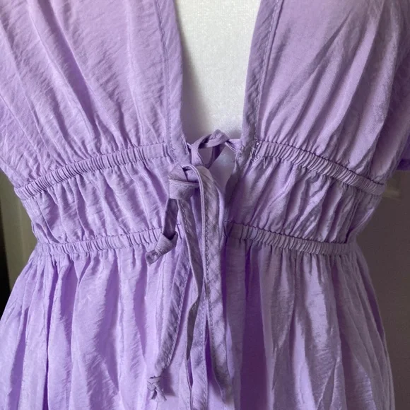 YFB Young Fabulous and Broke Purple Maxi Dress Soft and Silky size XS MARA DRESS - Picture 5 of 14